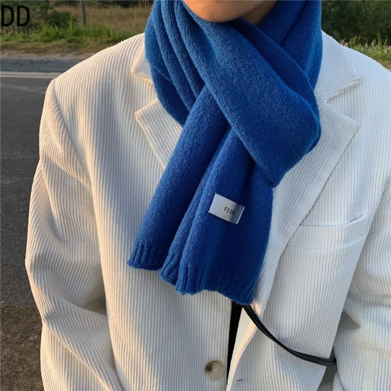 Simple Chic Solid Soft Scarf A - Muffler Men Wool review and price