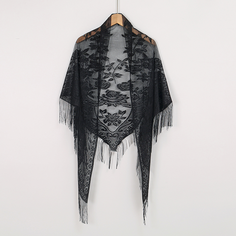 New Embroidery Lace Scarf Shaw - Stole Wedding Shawl review and price