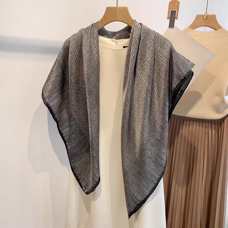 Oversized 110x110cm Real Silk  - Pashmina Wrap Large review and price