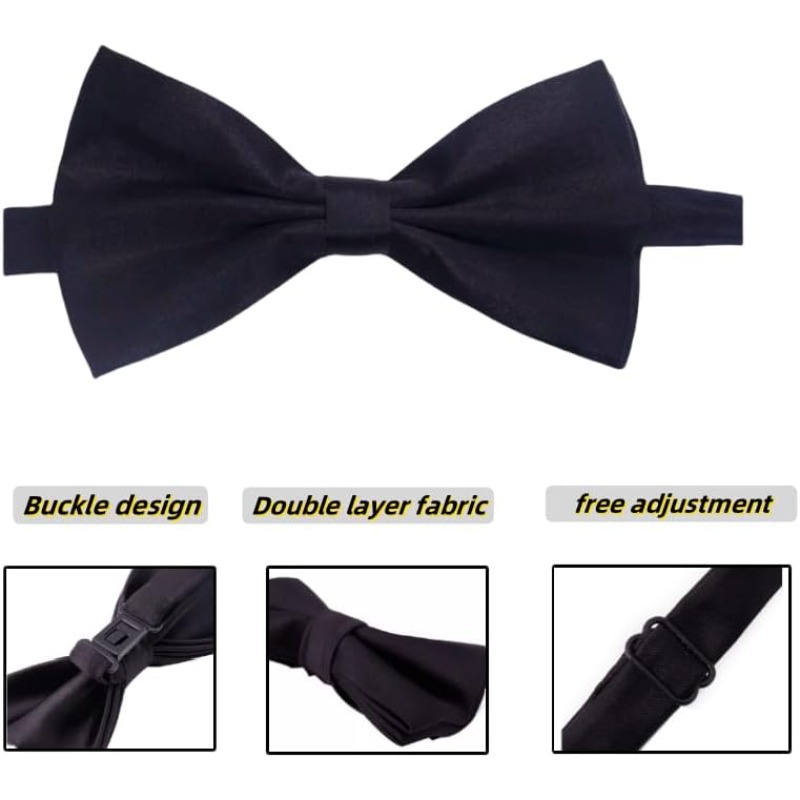 1920s Mens Costume Fedora Hat  - Bow Tie Pre Tied review and price