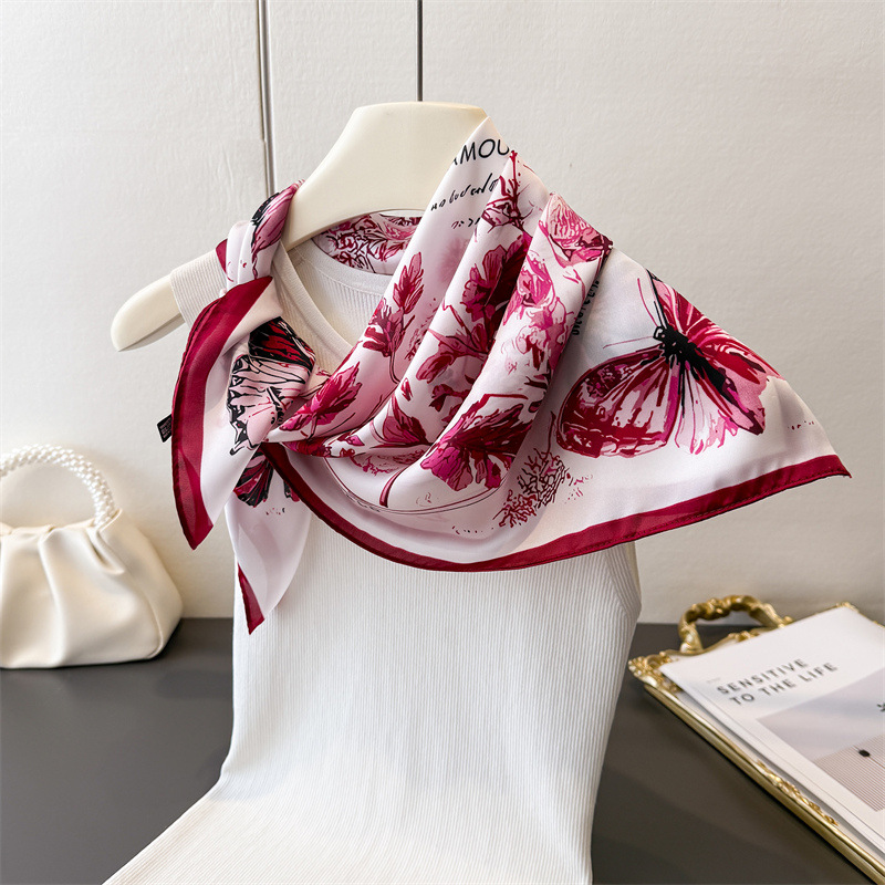 Vintage Butterfly Sketch Squar - Ascot Neck Scarf review and price