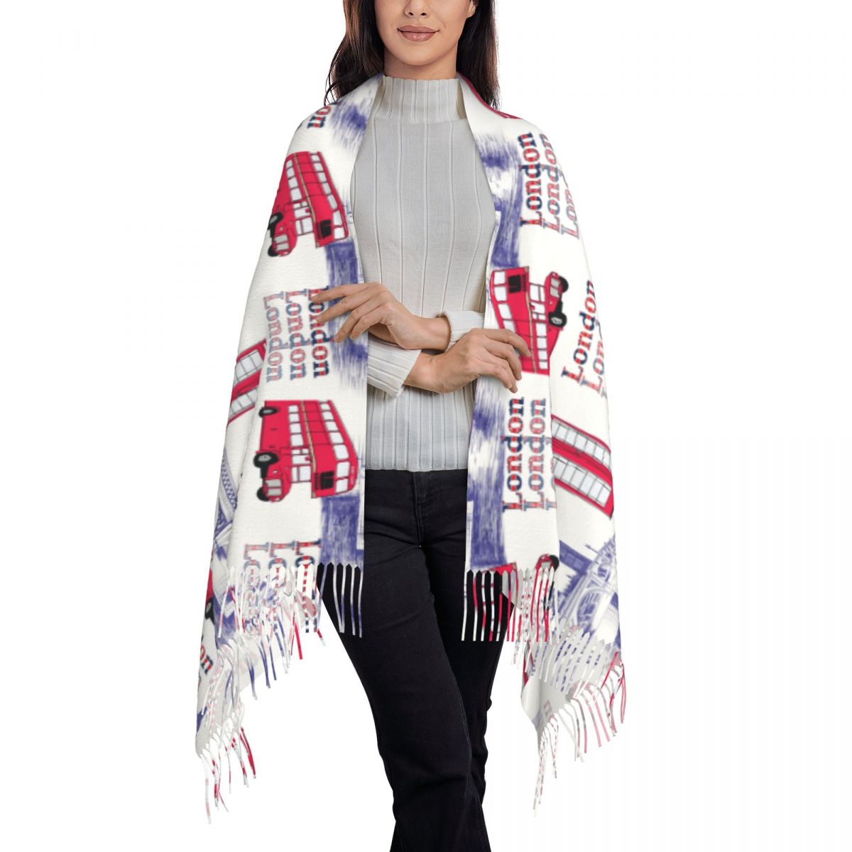London England Scenes Shawls W - Pashmina Wrap Large review and price