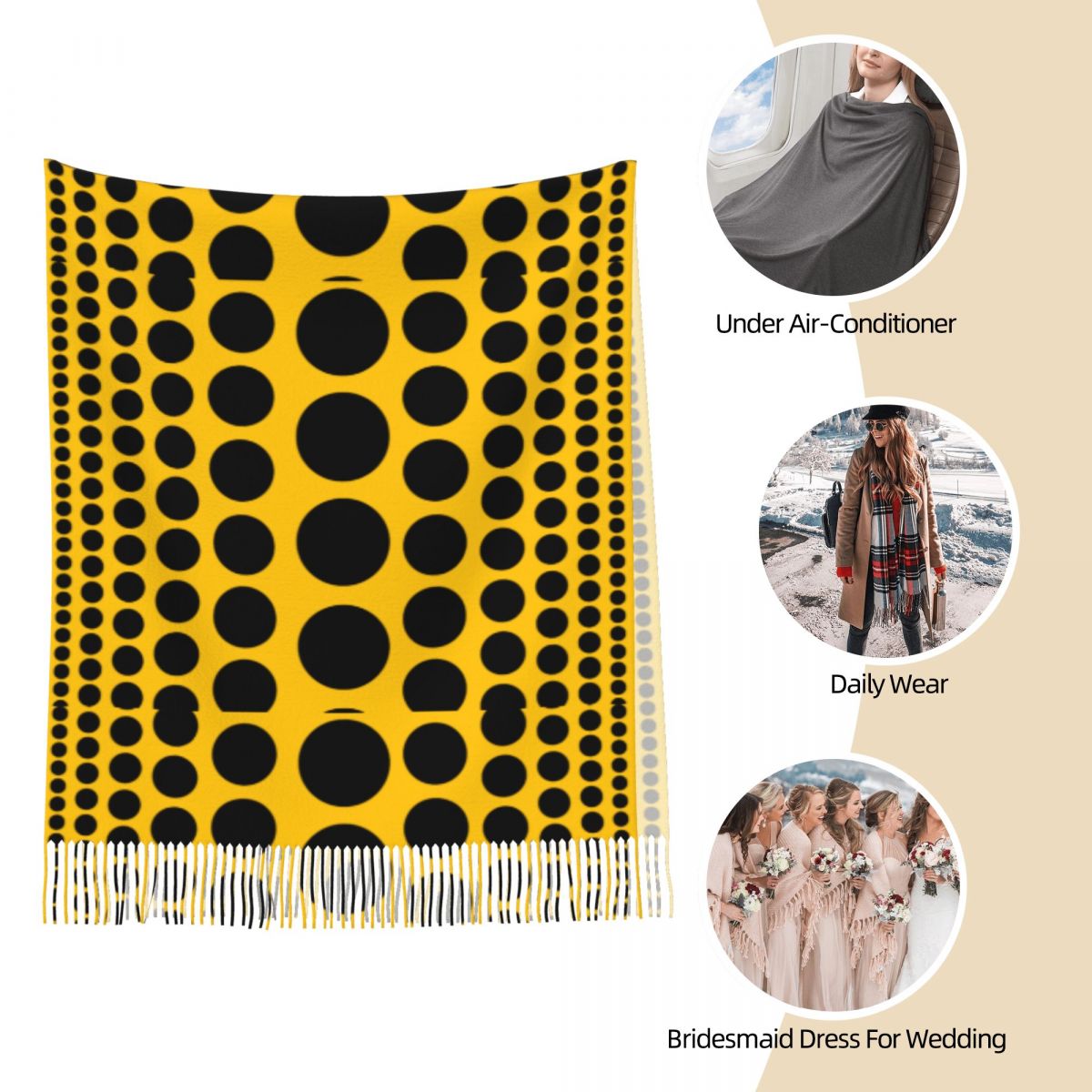 Infinity Polka Dots Scarf for  - Infinity Scarf Knit review and price