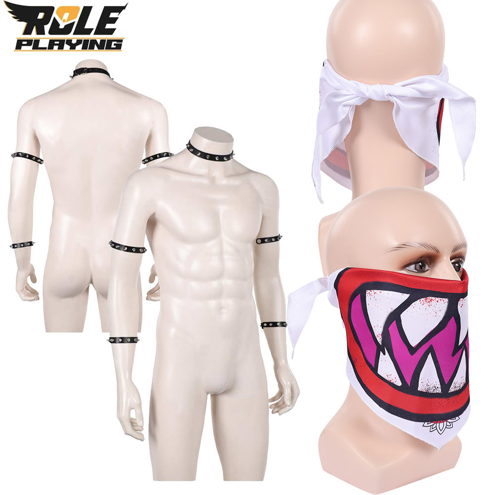 Bowser Jr Cosplay Scarf Mask B - Ascot Neck Scarf review and price