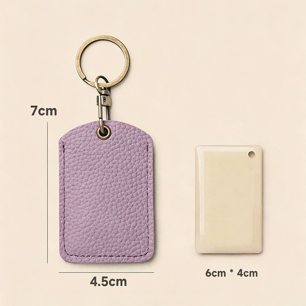 Leather Keychain Badge Holder  - Lanyard Badge Holder review and price