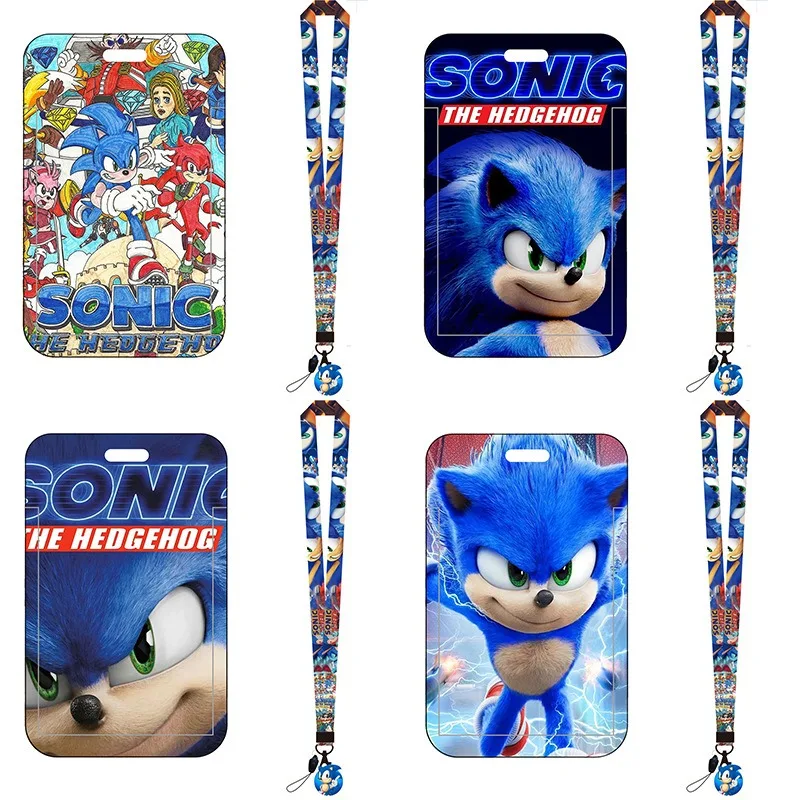Cartoon Sonic Bus Card Holder  - Lanyard Badge Holder review and price