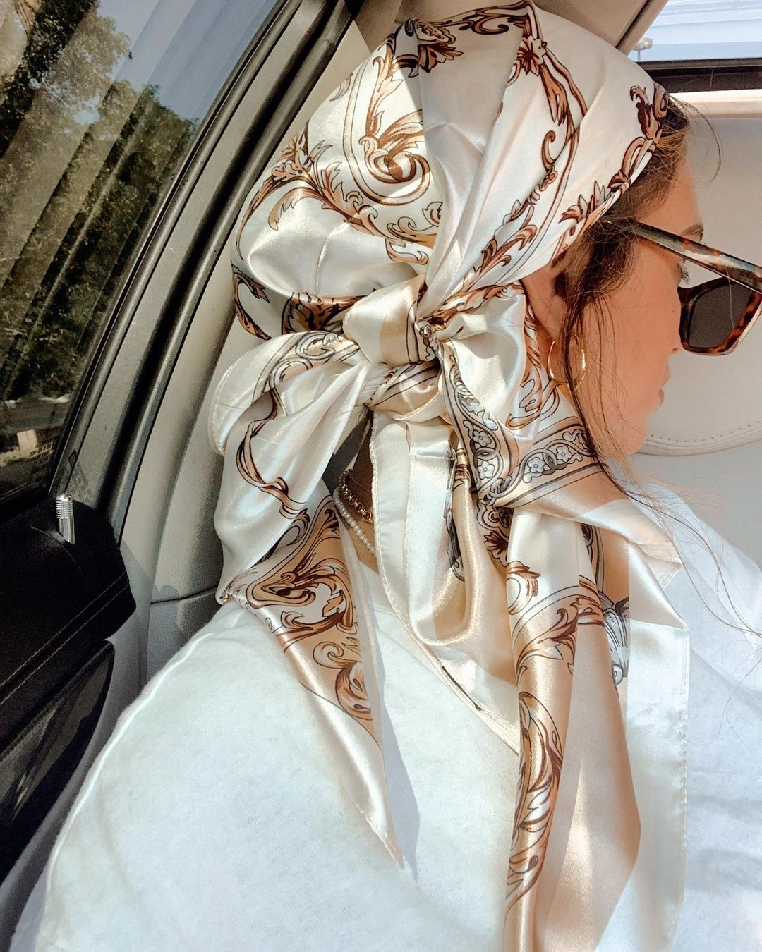 Satin Square Scarf Women Musli - Scarf Silk Square review and price