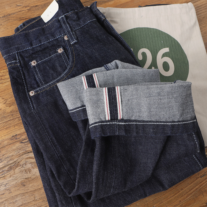 Amekaji 100% Cotton Men's Red  - Levis Jeans 501 review and price