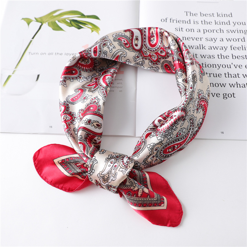 60cm Luxury Square Silk Scarf  - Scarf Silk Square review and price