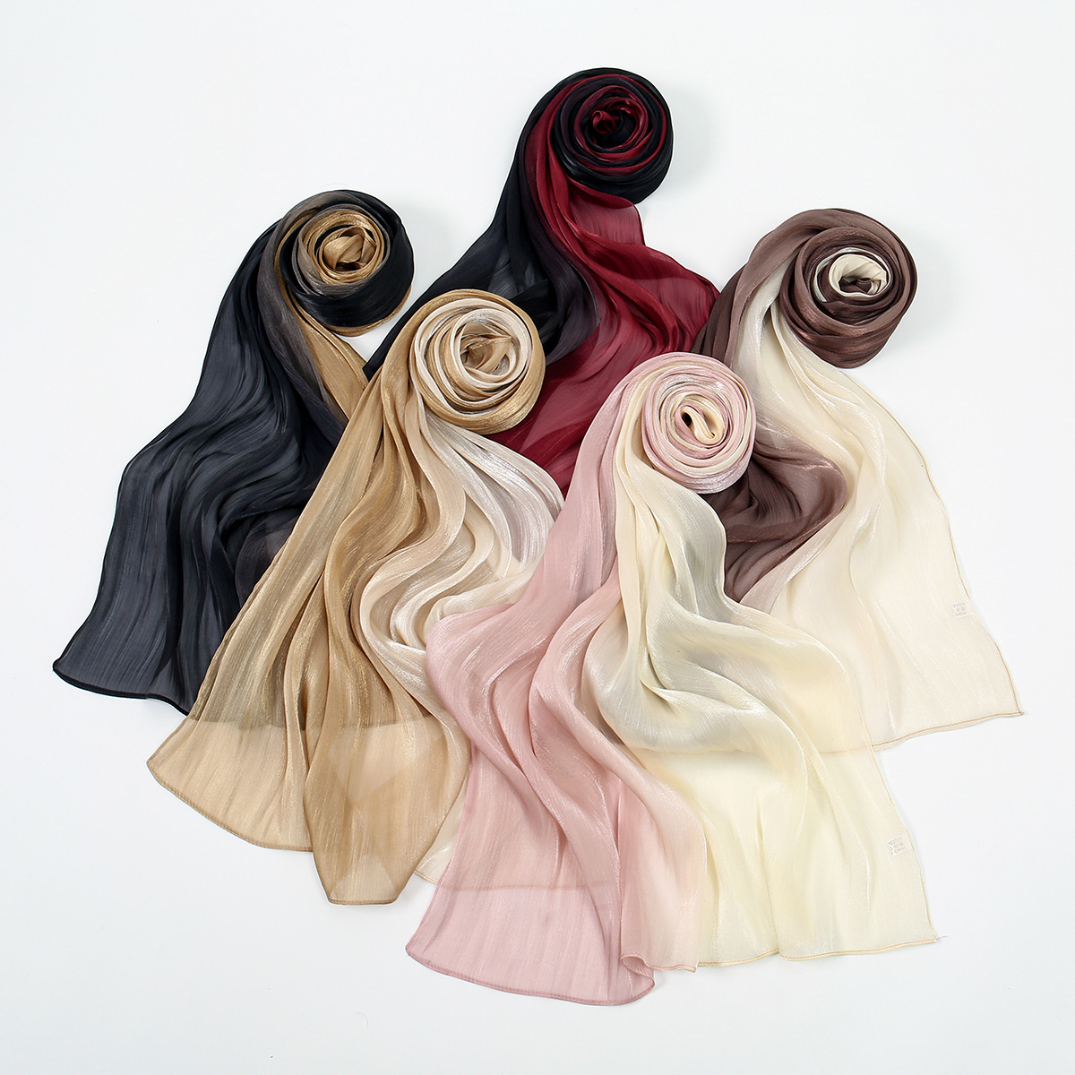 Gradient Twinkle Silk Hijab Sc - Head Wrap Turban review and price