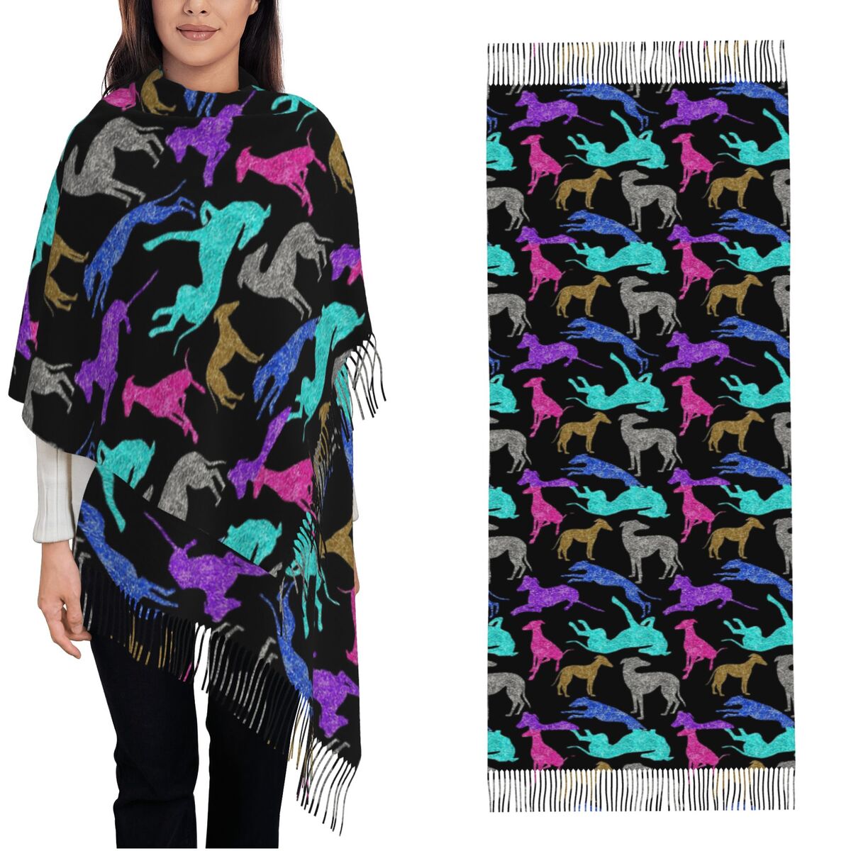 Greyt Greyhound Combo Scarf Wa - Pashmina Wrap Large review and price