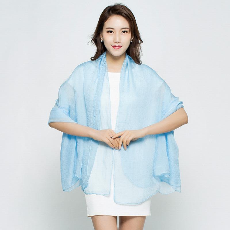 Long Scarf Summer Wrap Scarf L - Silk Neck Scarf review and price