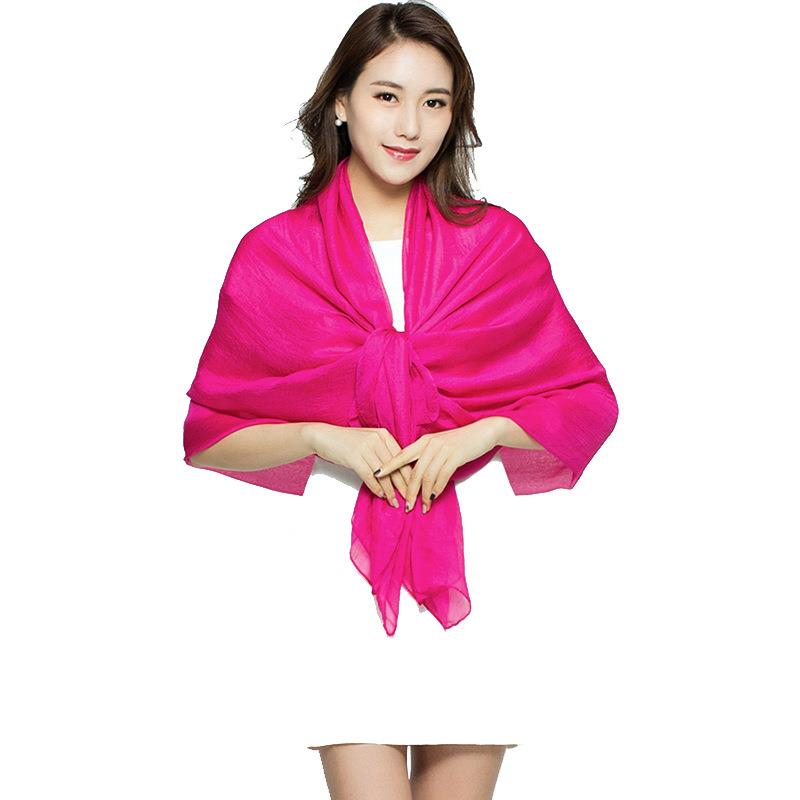 Long Scarf Summer Wrap Scarf L - Silk Neck Scarf review and price