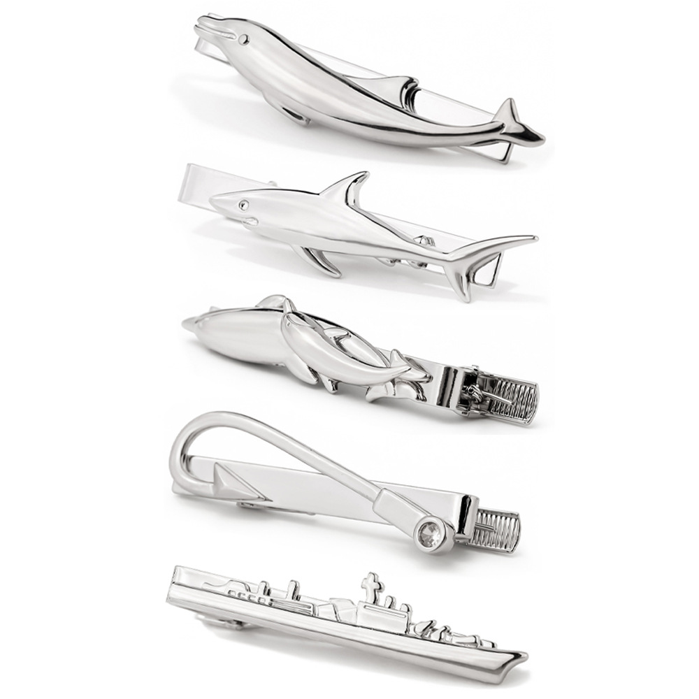 Creative Marine Animal Tie Cli - Tie Clip Silver review and price